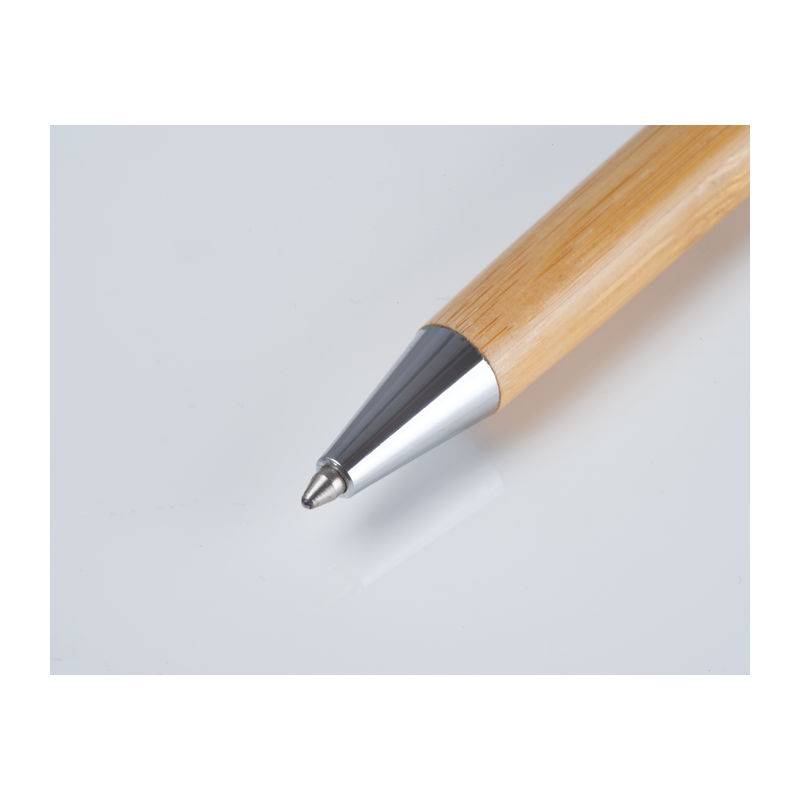 Bambusové kuličkové pero s pouzdrem, hnědá béžová Bambusové kuličkové pero s pouzdrem, hnědá béžová