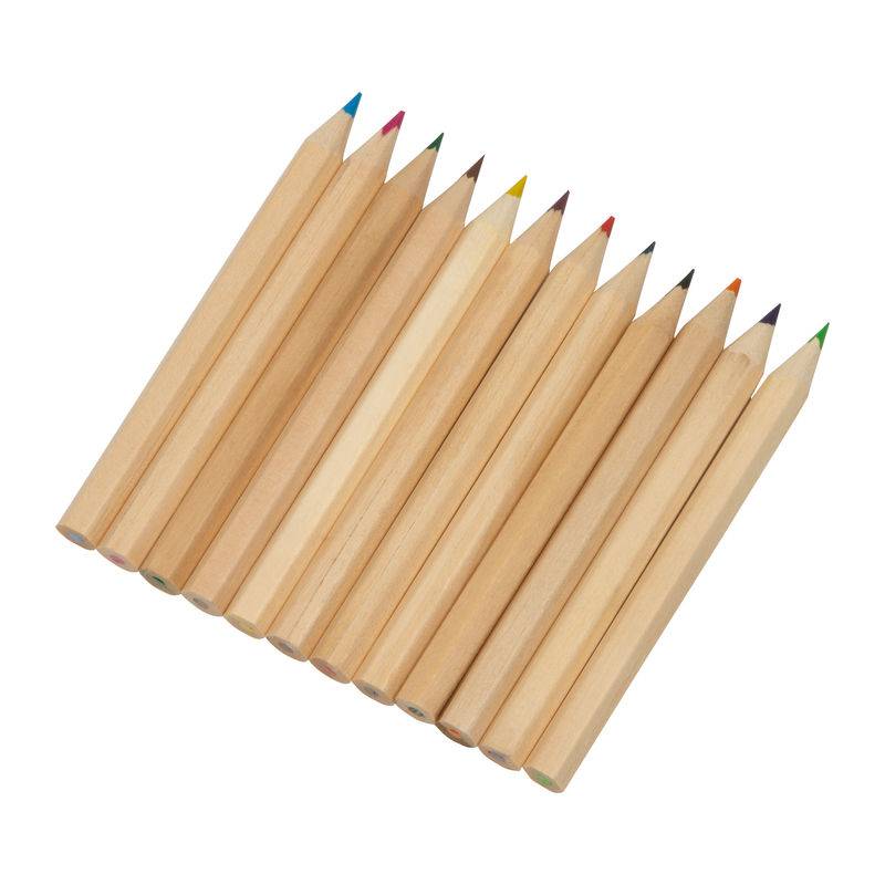 12-dílná sada barevných tužek, vícebarevná 12-dílná sada barevných tužek, vícebarevná