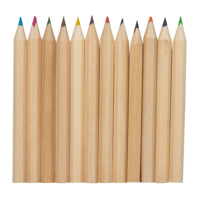 12-dílná sada barevných tužek, vícebarevná 12-dílná sada barevných tužek, vícebarevná