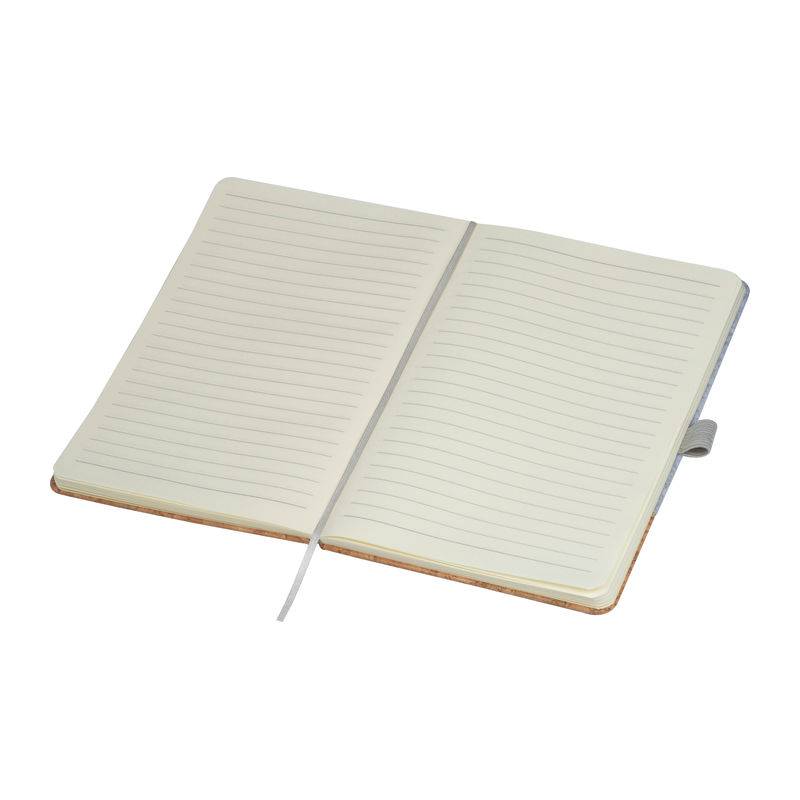 A5 zápisník z korku a plsti, šedá A5 zápisník z korku a plsti, šedá