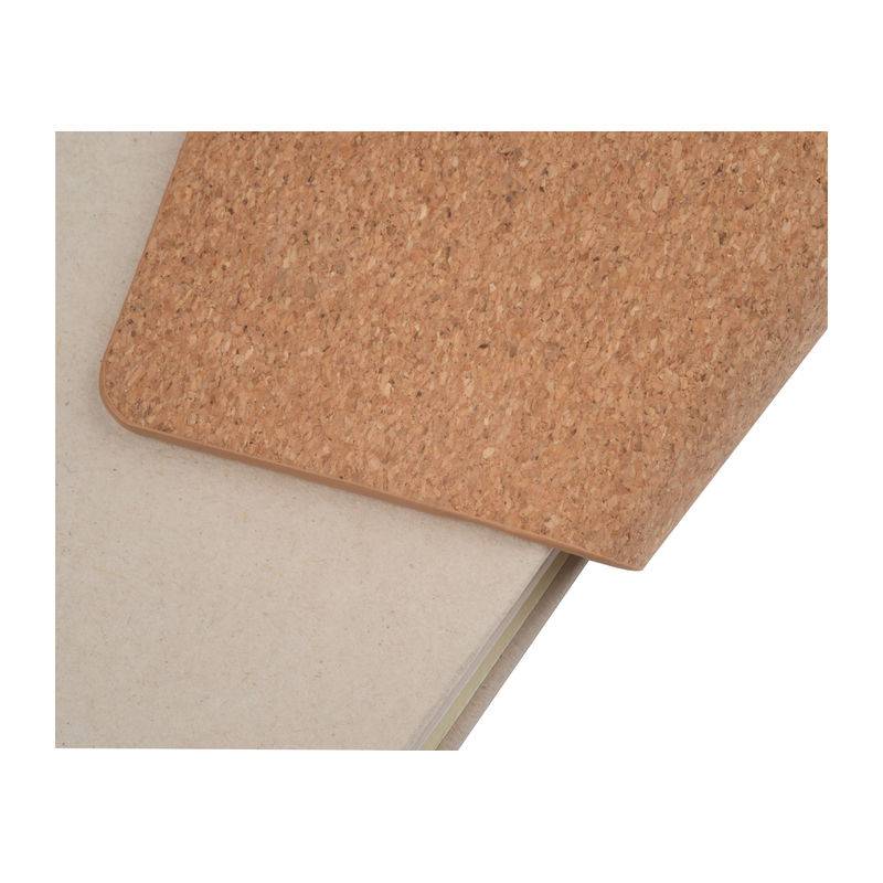 Zápisník A5 s obalem z recyklovaného kartonu a mag, hnědá béžová Zápisník A5 s obalem z recyklovaného kartonu a mag, hnědá béžová