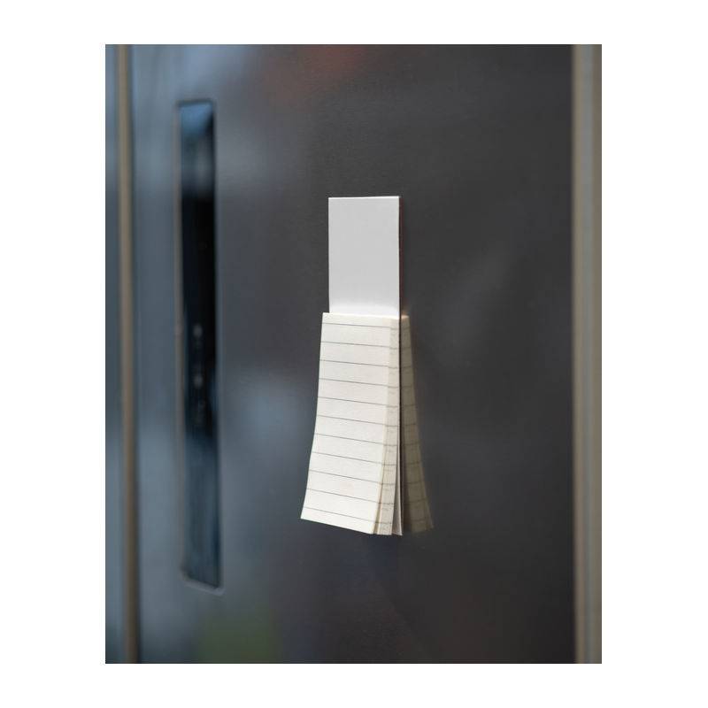 Magnetický zápisník na chladničku, bílá Magnetický zápisník na chladničku, bílá