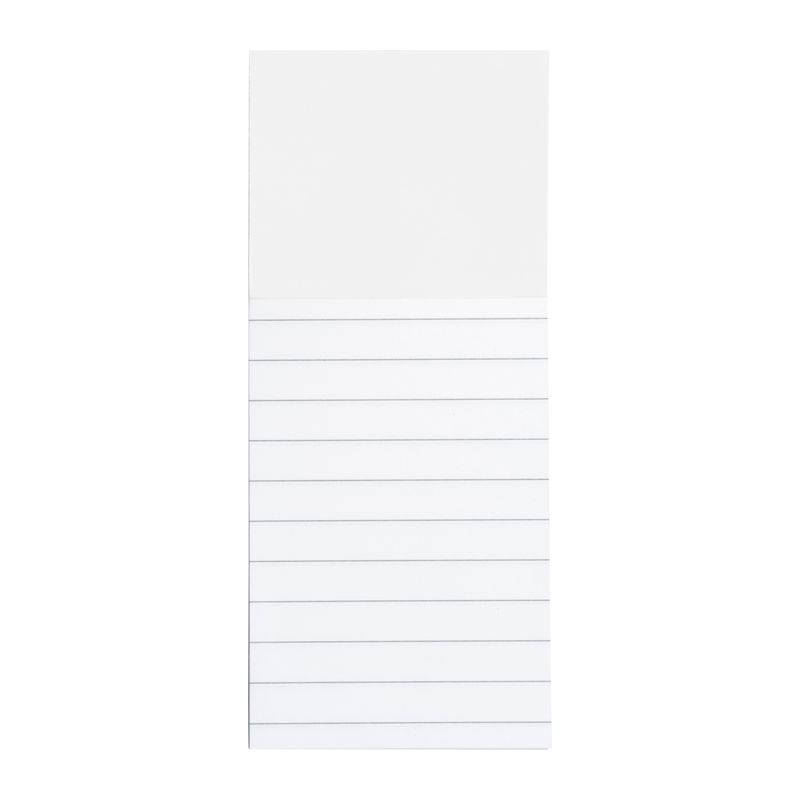 Magnetický zápisník na chladničku, bílá Magnetický zápisník na chladničku, bílá