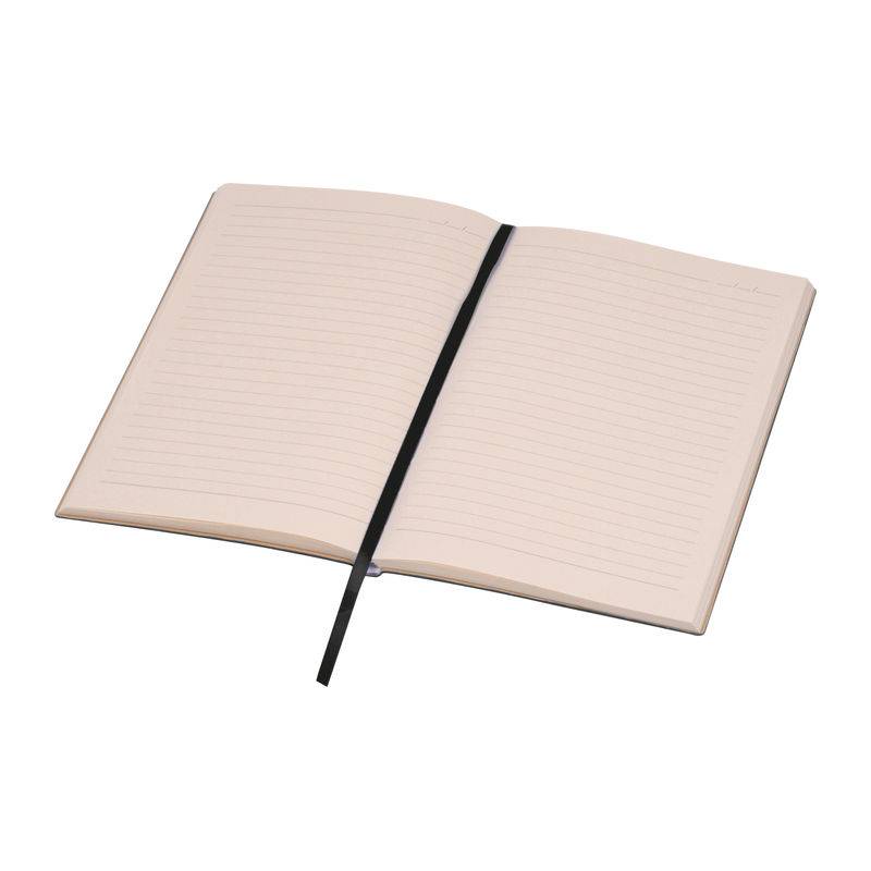 A5 zápisník se spirálovou vazbou a PU obalem, černá A5 zápisník se spirálovou vazbou a PU obalem, černá