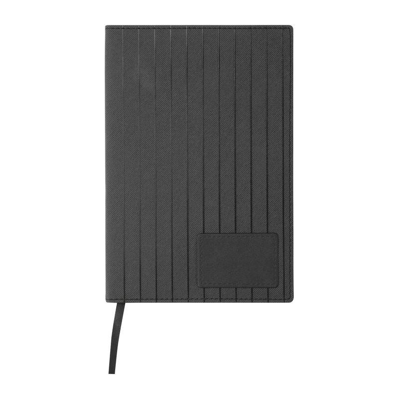 A5 zápisník se spirálovou vazbou a PU obalem, černá A5 zápisník se spirálovou vazbou a PU obalem, černá