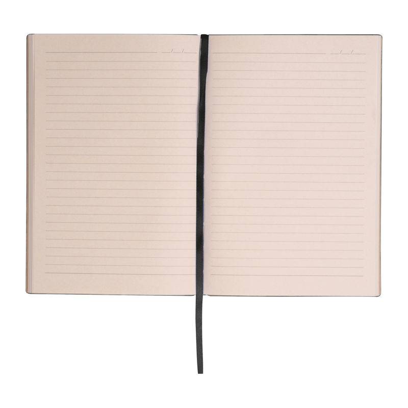 A5 zápisník se spirálovou vazbou a PU obalem, černá A5 zápisník se spirálovou vazbou a PU obalem, černá