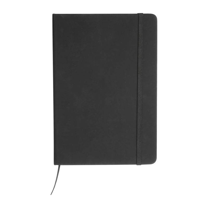 Zápisník A5 z recyklovaného papíru, černá Zápisník A5 z recyklovaného papíru, černá