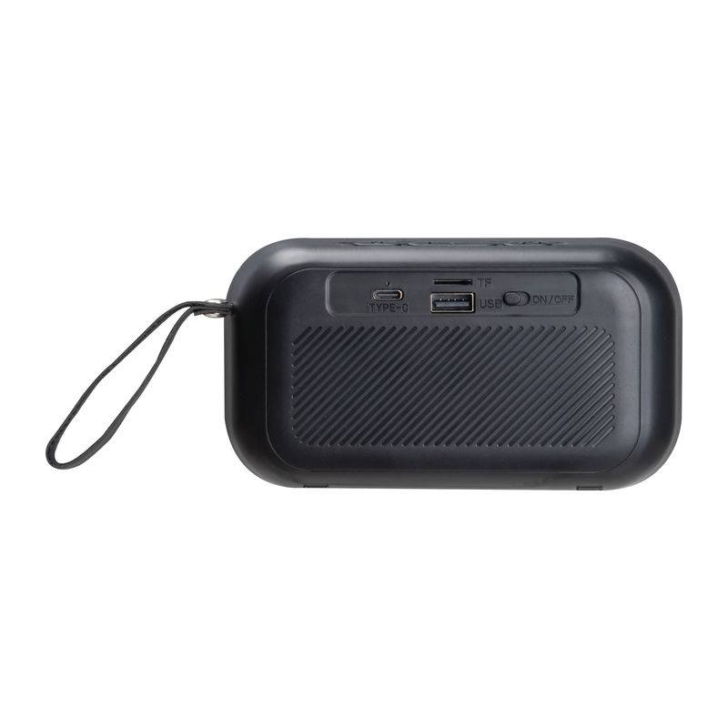 Bluetooth reproduktor s LED svetlom, čierna Bluetooth reproduktor s LED svetlom, čierna