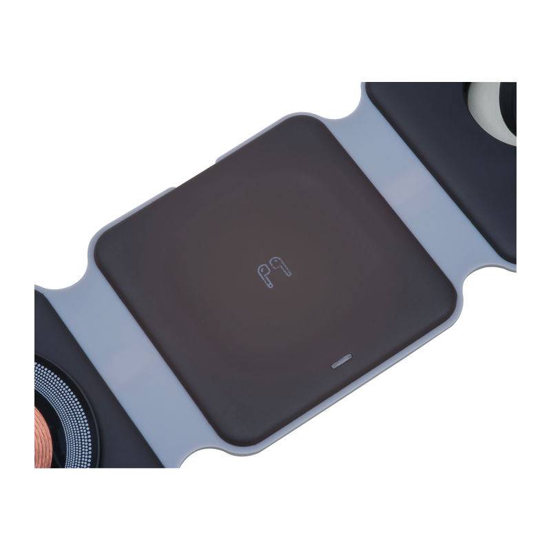 Bezdrôtová nabíjačka 3v1, čierna Bezdrôtová nabíjačka 3v1, čierna