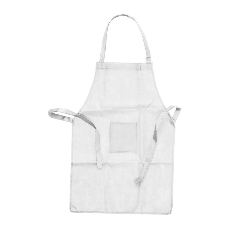 Non-woven dětský kuchařský set (zástěra + čepice), bílá Non-woven dětský kuchařský set (zástěra + čepice), bílá