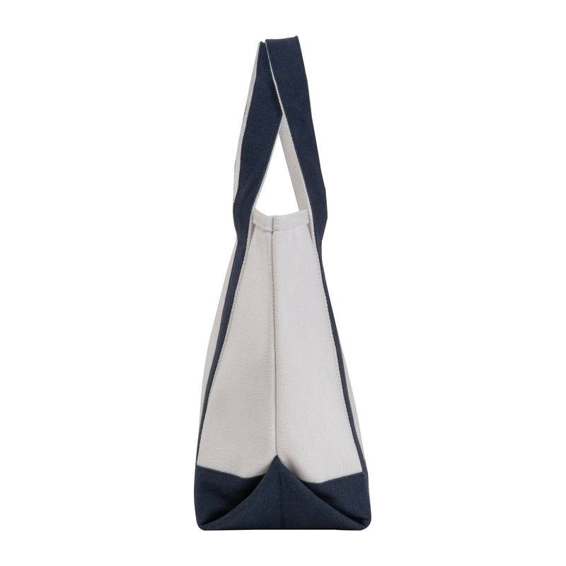 Malá taška z recyklované bavlny, hnědá béžová Malá taška z recyklované bavlny, hnědá béžová