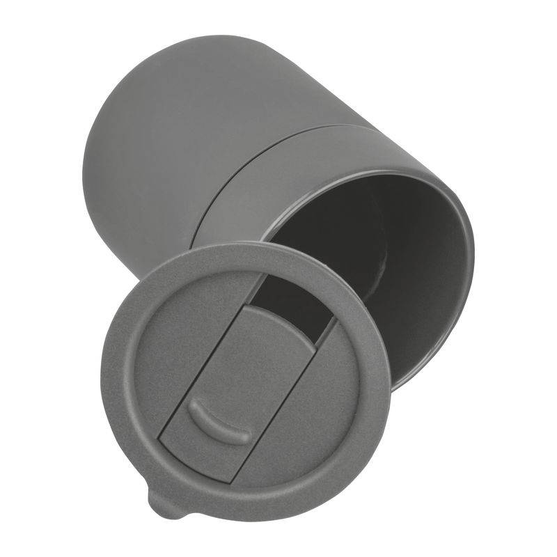 Keramický pohár se silikonovým povrchem, 340ml, šedá Keramický pohár se silikonovým povrchem, 340ml, šedá