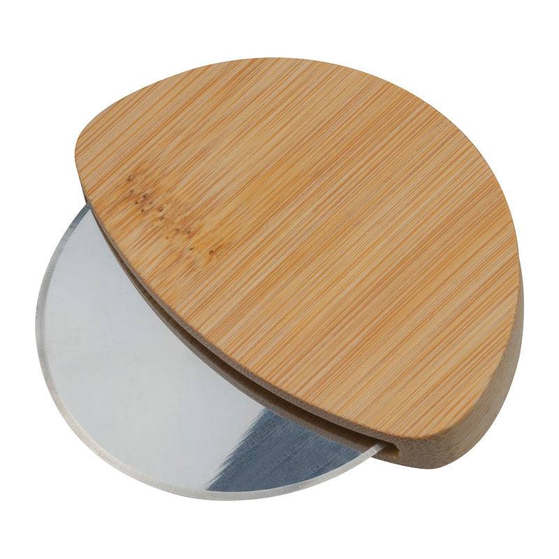 Pizzový krájač z bambusu, hnedá béžová Pizzový krájač z bambusu, hnedá béžová