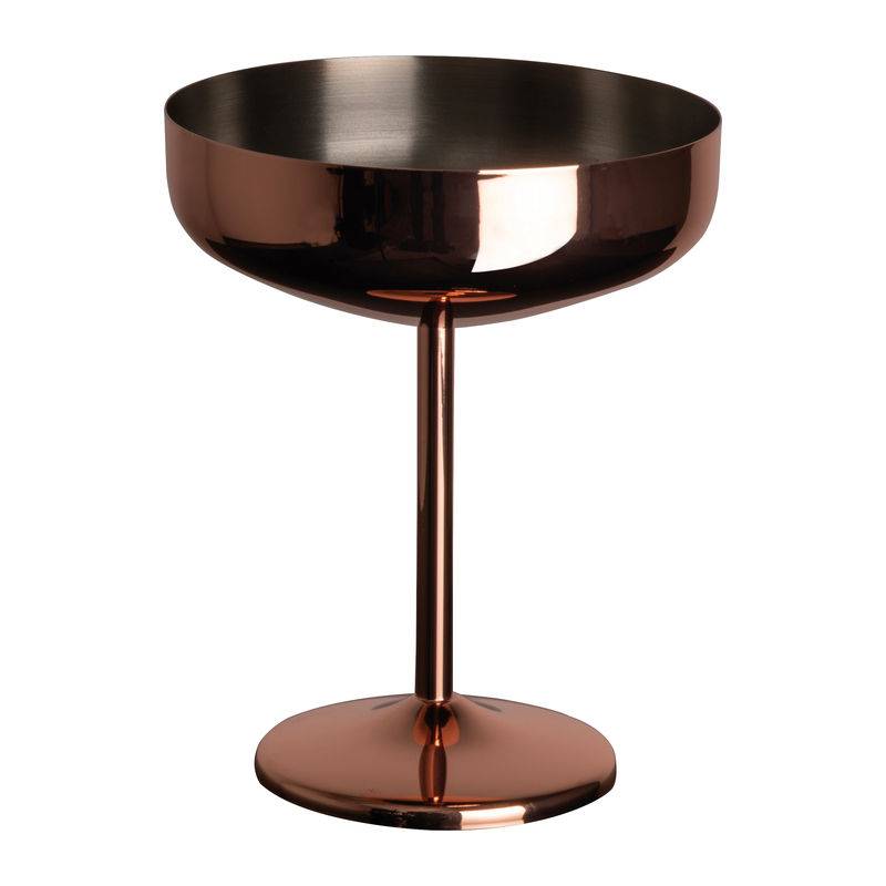 Měděná sklenice na martini, 300 ml, žlutá Gold Měděná sklenice na martini, 300 ml, žlutá Gold