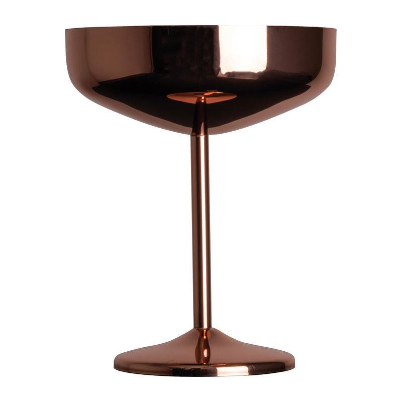 Měděná sklenice na martini, 300 ml, žlutá Gold Měděná sklenice na martini, 300 ml, žlutá Gold