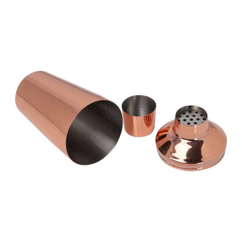 CrisMa koktejlový shaker s měděným povrchem, 500 ml, žlutá Gold CrisMa koktejlový shaker s měděným povrchem, 500 ml, žlutá Gold