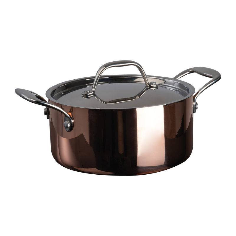 Indukční hrnec s poklicí, žlutá Gold Indukční hrnec s poklicí, žlutá Gold