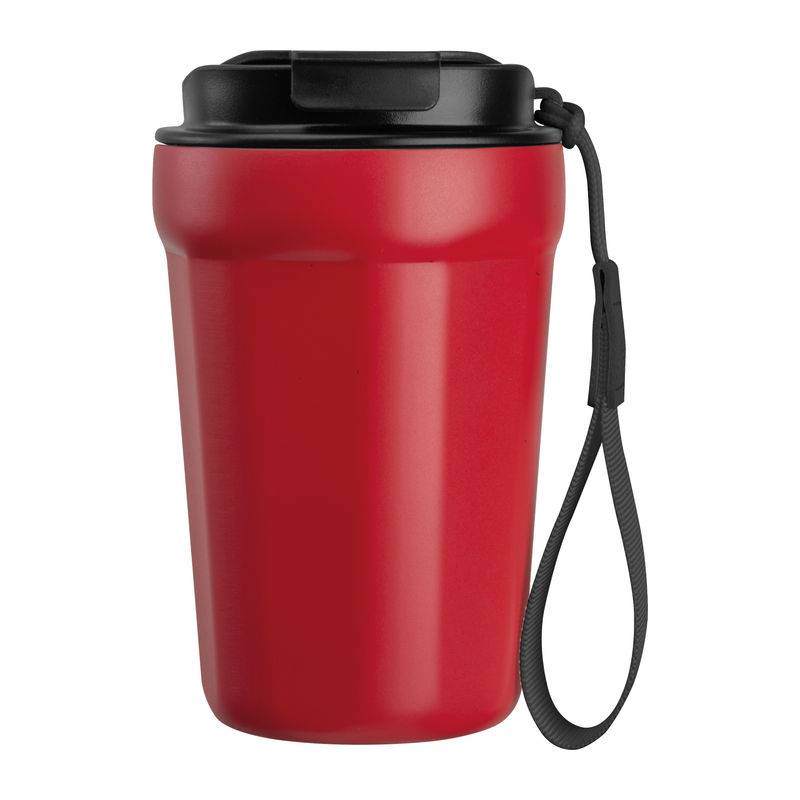 Cestovný hrnček z nehrdzavejúcej ocele 350 ml, červená Cestovný hrnček z nehrdzavejúcej ocele 350 ml, červená