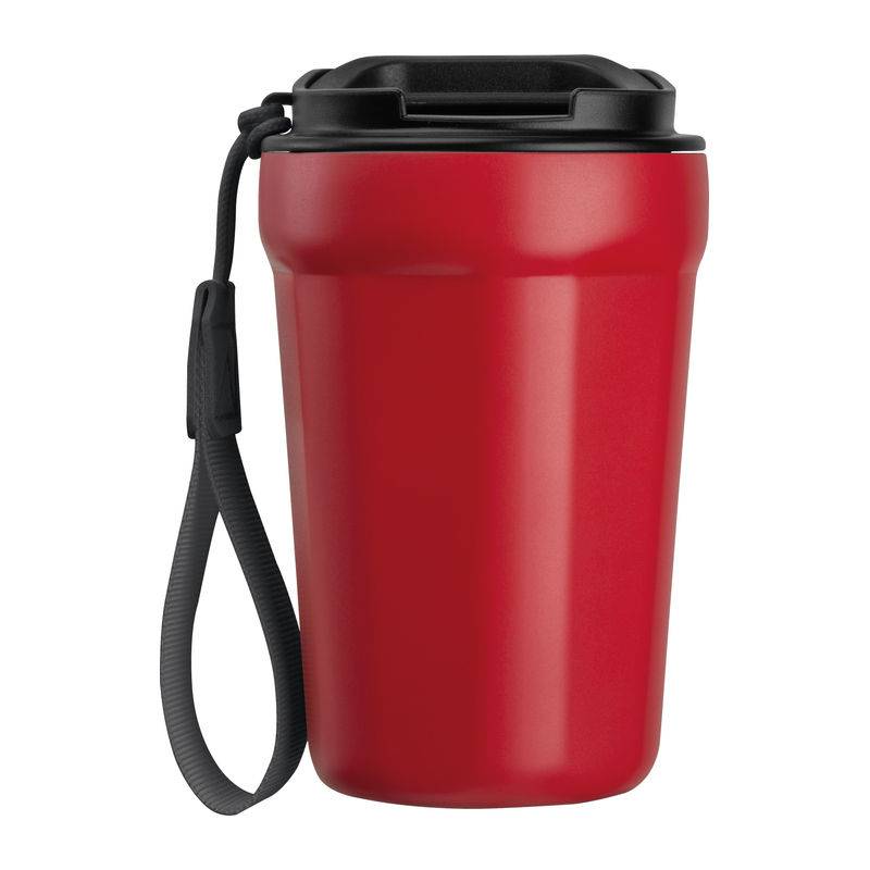 Cestovný hrnček z nehrdzavejúcej ocele 350 ml, červená Cestovný hrnček z nehrdzavejúcej ocele 350 ml, červená