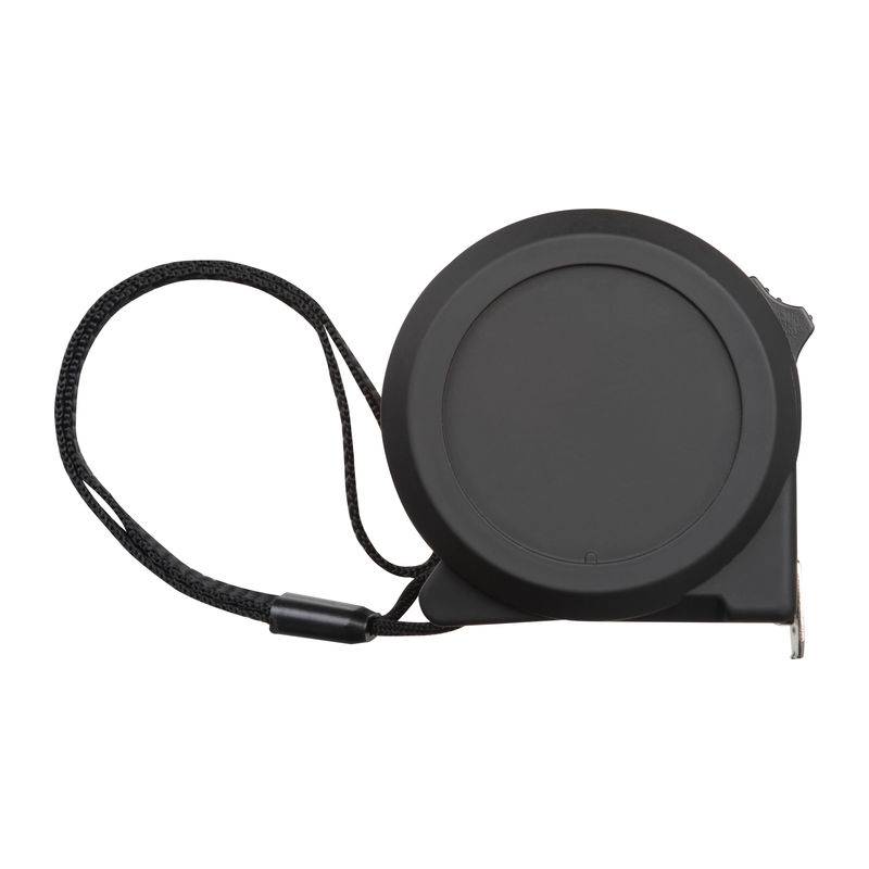 Ocelový svinovací metr s plastovým pouzdrem, 5 m, černá Ocelový svinovací metr s plastovým pouzdrem, 5 m, černá