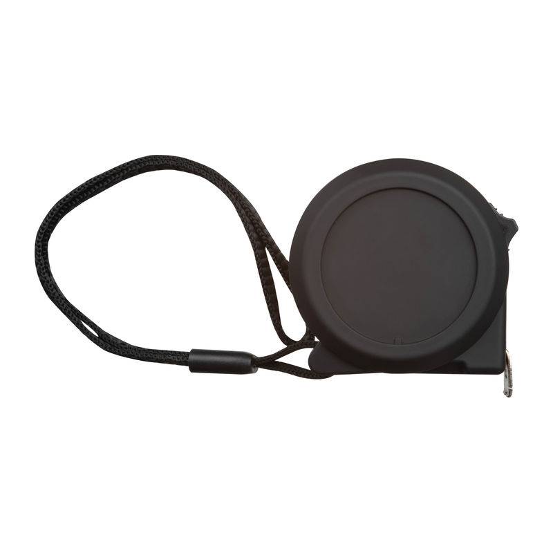 Oceľový zvinovací meter s plastovým puzdrom, 3 m, čierna Oceľový zvinovací meter s plastovým puzdrom, 3 m, čierna