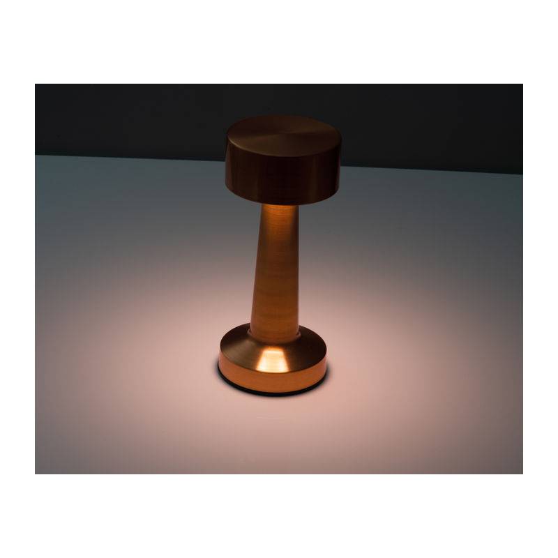 Stolná lampa z nerezovej ocele s batériou, žltá Gold Stolná lampa z nerezovej ocele s batériou, žltá Gold