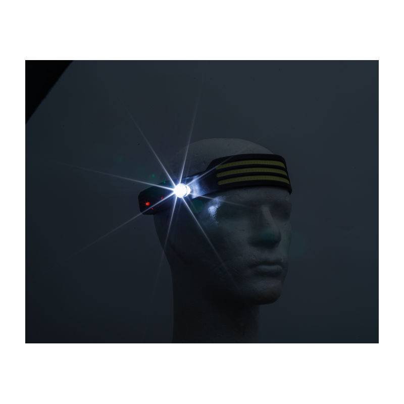 Čelovka s COB LED diodami, černá Čelovka s COB LED diodami, černá