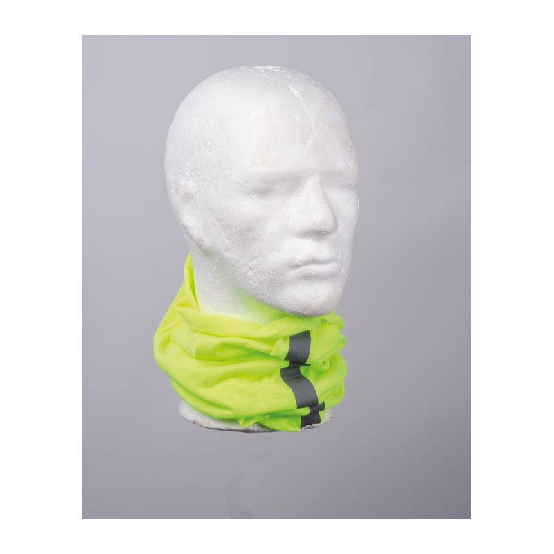 Bandana s reflexními pruhy, žlutá Bandana s reflexními pruhy, žlutá