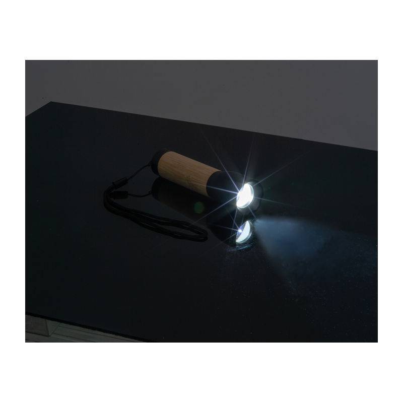 Bambusová baterka, hnedá béžová Bambusová baterka, hnedá béžová