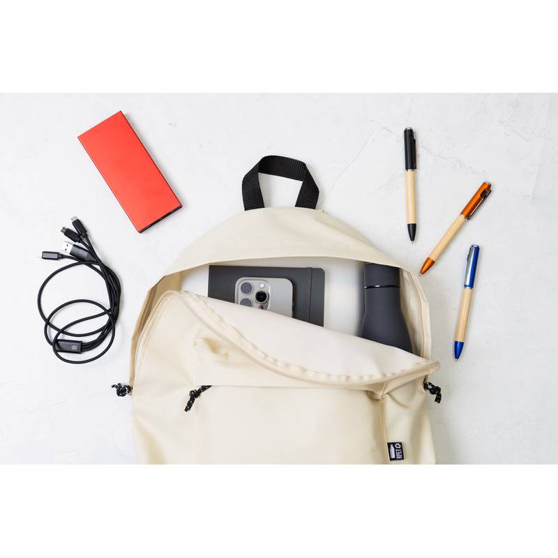 Challenger RPET batoh, hnědá natural Challenger RPET batoh, hnědá natural