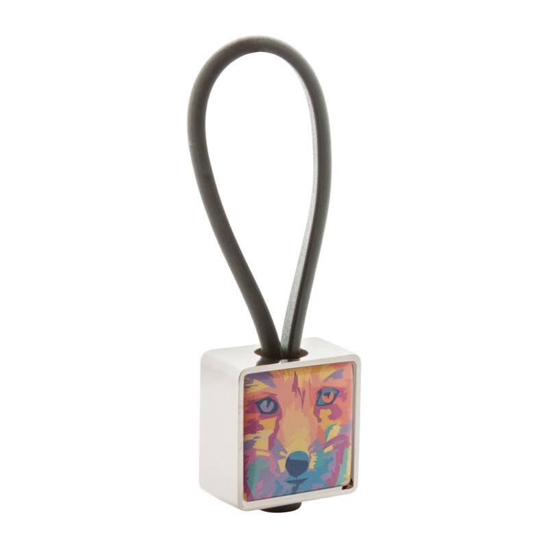 Blocky Klíčenka, šedá Silver Blocky Klíčenka, šedá Silver