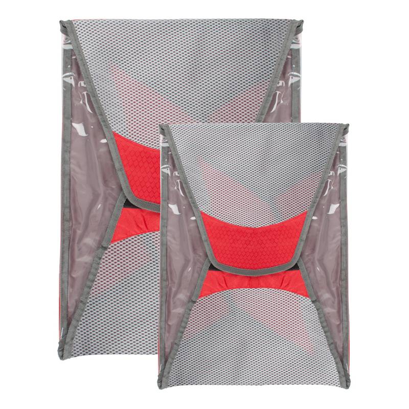 Leeds Set vakov na šaty, sivá - červená Leeds Set vakov na šaty, sivá - červená