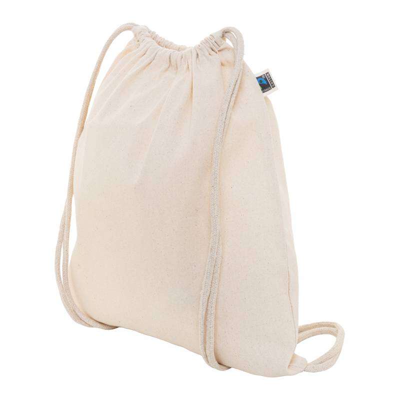 Ferdraw Fairtrade vak so sťahovacou šnúrkou, hnedá natural Ferdraw Fairtrade vak so sťahovacou šnúrkou, hnedá natural