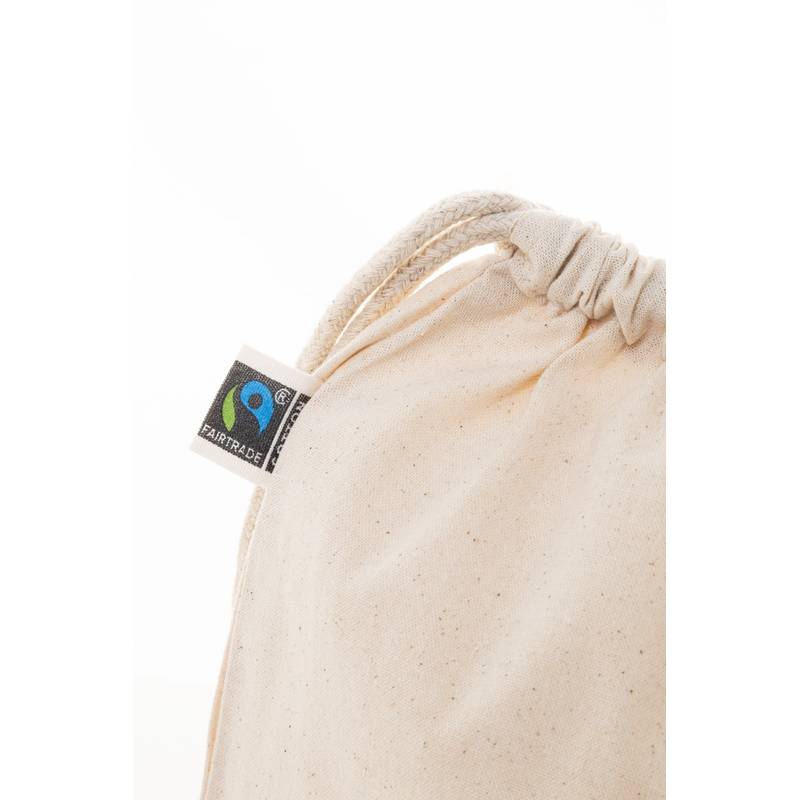 Ferdraw Fairtrade vak so sťahovacou šnúrkou, hnedá natural Ferdraw Fairtrade vak so sťahovacou šnúrkou, hnedá natural