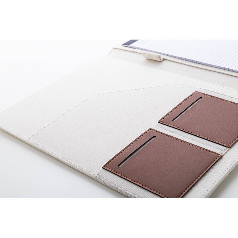 Carbasa A4 sloha na dokumenty z recyklovaného plátna, hnedá natural Carbasa A4 sloha na dokumenty z recyklovaného plátna, hnedá natural