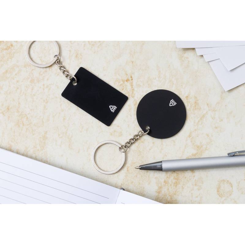 RondoShine prívesok na kľúče, čierna RondoShine prívesok na kľúče, čierna