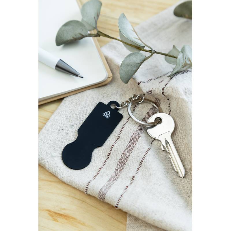 ShineCart přívěšek na klíče do nákupního vozíku, černá ShineCart přívěšek na klíče do nákupního vozíku, černá