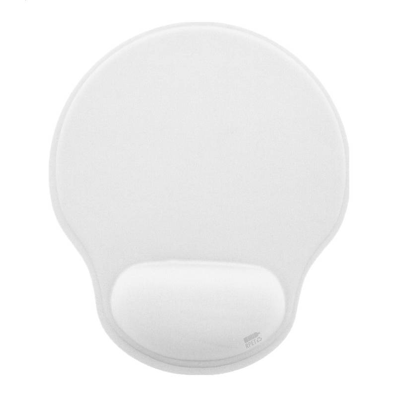 Wrest RPET podložka pod myš, biela Wrest RPET podložka pod myš, biela