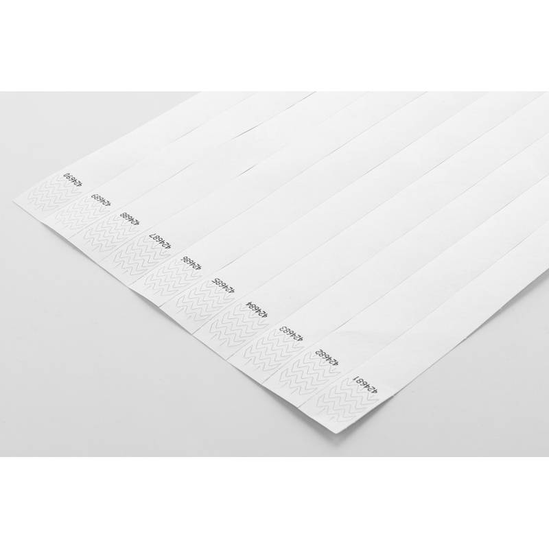 Wristvek náramky (10 ks), bílá Wristvek náramky (10 ks), bílá