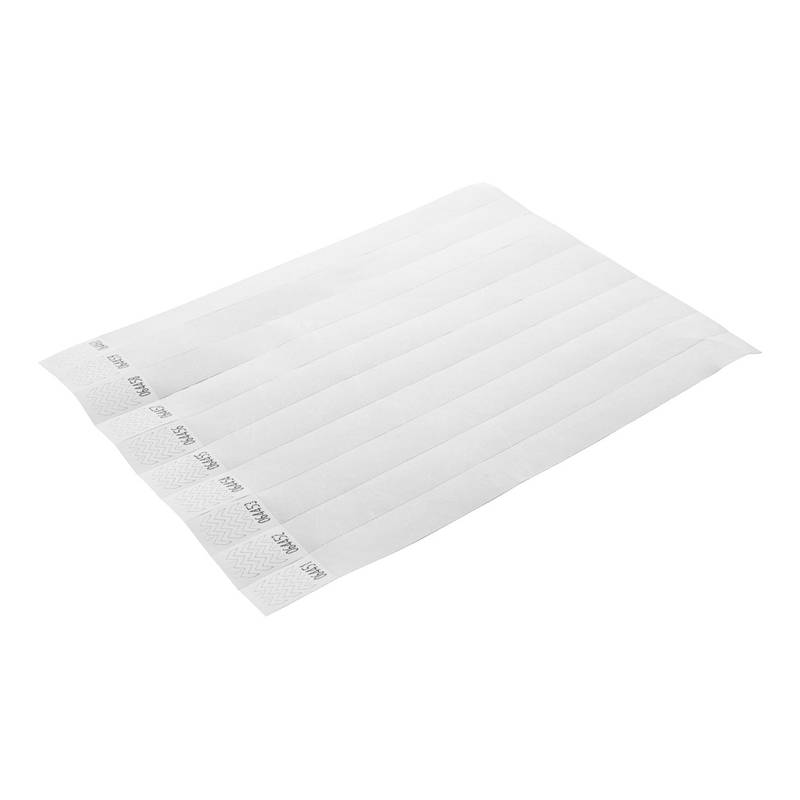 Wristvek náramky (10 ks), bílá Wristvek náramky (10 ks), bílá