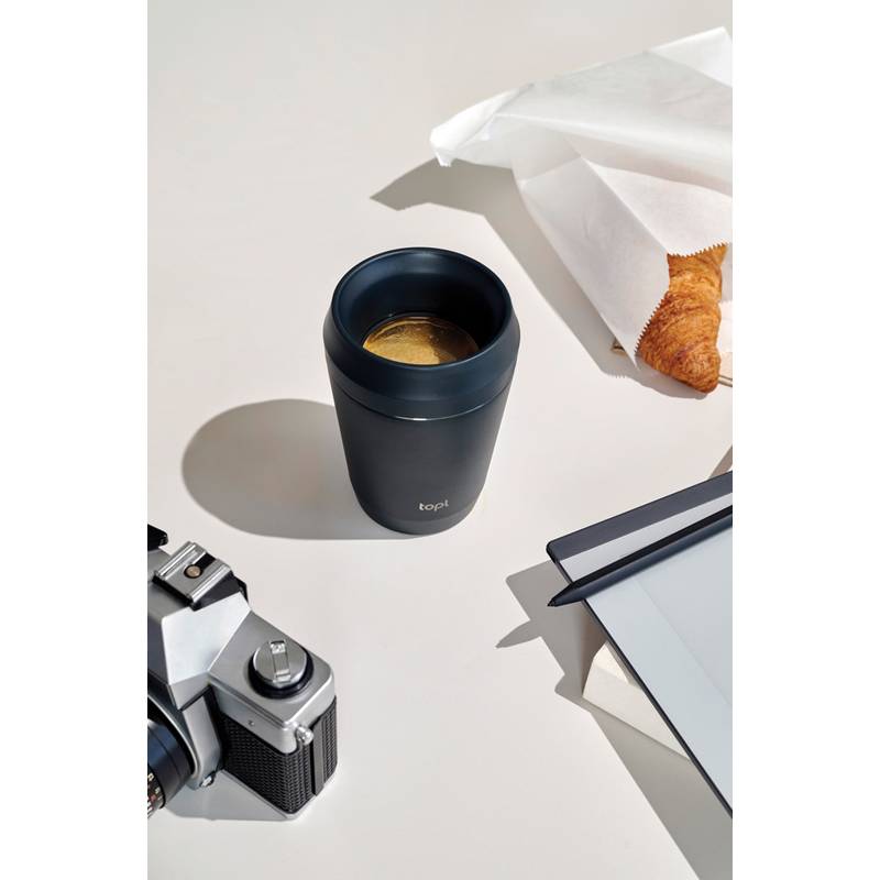 Termohrnček Topl To Go 236 ml z RCS recyklovanej ocele, sivá Termohrnček Topl To Go 236 ml z RCS recyklovanej ocele, sivá