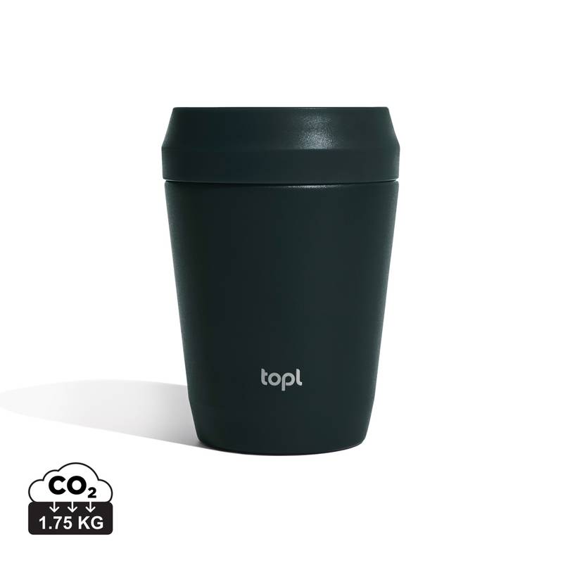 Termohrnček Topl To Go 236 ml z RCS recyklovanej ocele, sivá Termohrnček Topl To Go 236 ml z RCS recyklovanej ocele, sivá