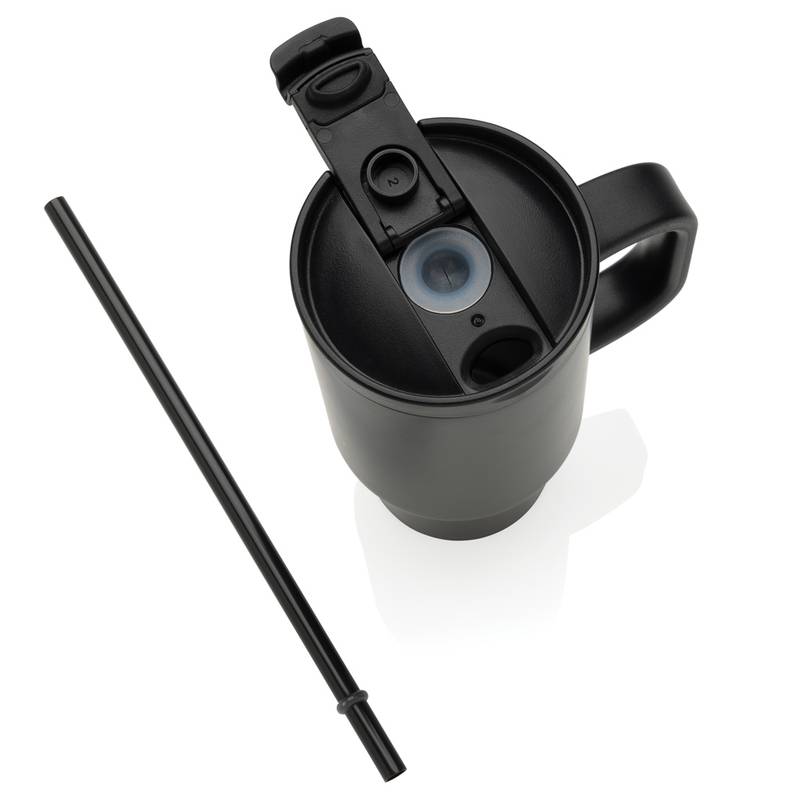 Cruiser RCS recyklovaný kompaktní termohrnek, černá Cruiser RCS recyklovaný kompaktní termohrnek, černá