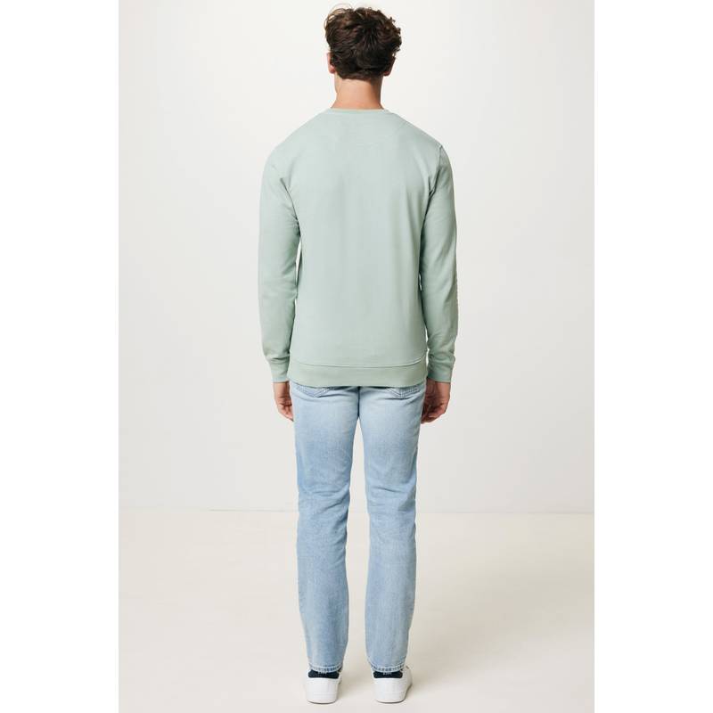 Mikina Iqoniq Zion z recykl. bavlny, zelená Iceberg Mikina Iqoniq Zion z recykl. bavlny, zelená Iceberg