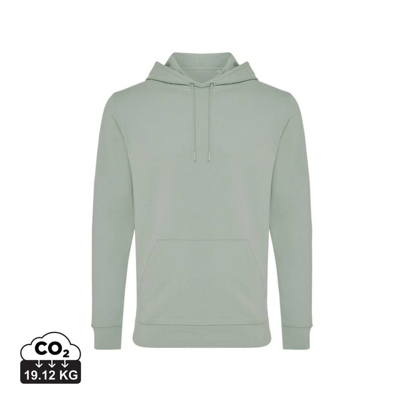 Mikina s kapucňou Iqoniq Jasper z recykl. bavlny, zelená Iceberg Mikina s kapucňou Iqoniq Jasper z recykl. bavlny, zelená Iceberg
