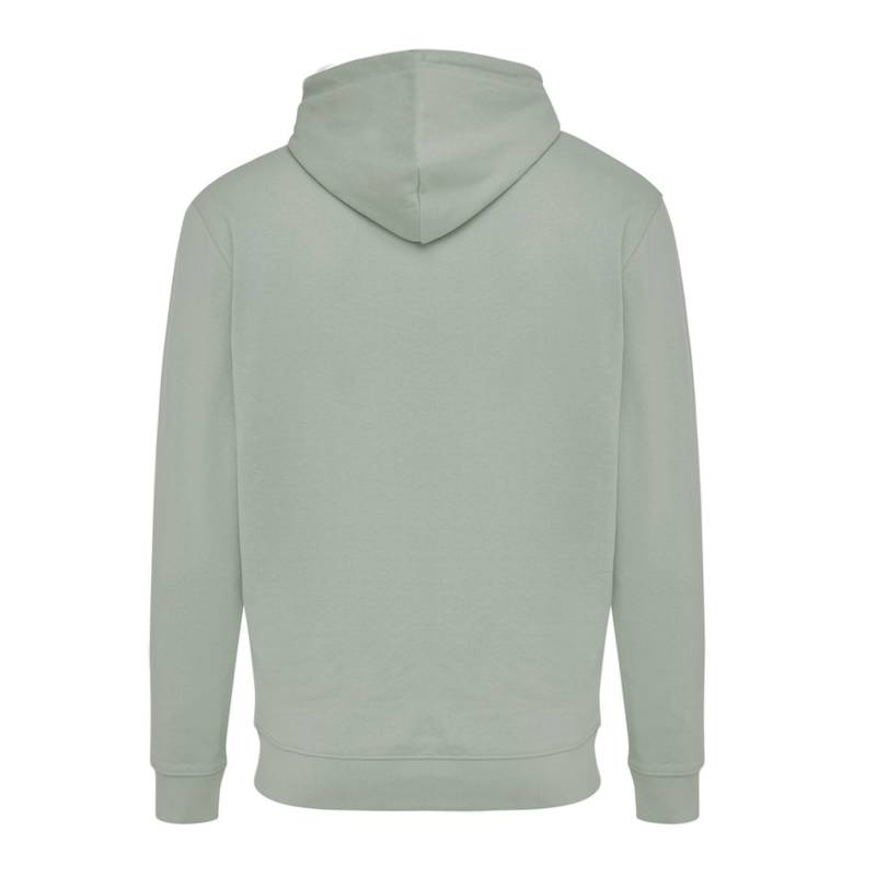 Mikina s kapucí Iqoniq Jasper z recykl. bavlny, zelená Iceberg Mikina s kapucí Iqoniq Jasper z recykl. bavlny, zelená Iceberg