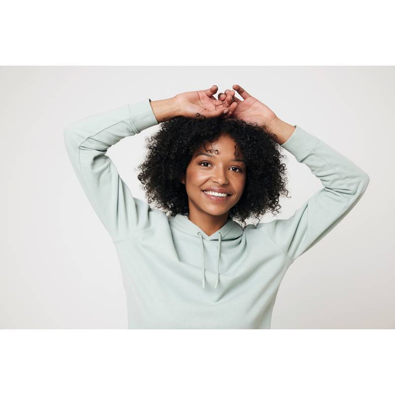 Mikina s kapucí Iqoniq Jasper z recykl. bavlny, zelená Iceberg Mikina s kapucí Iqoniq Jasper z recykl. bavlny, zelená Iceberg