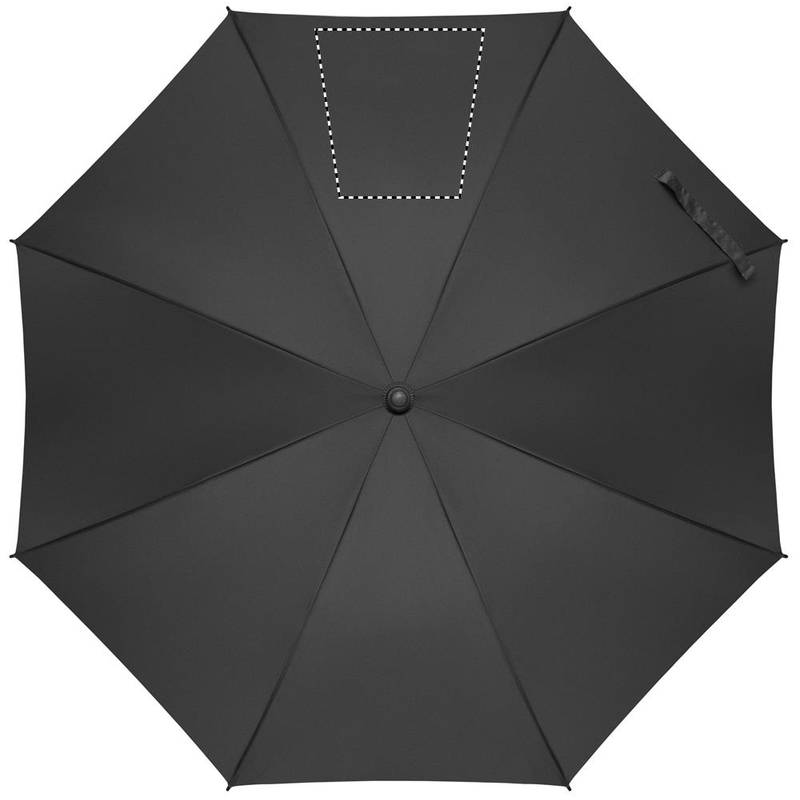 23palcový větruodolný deštník, černá 23palcový větruodolný deštník, černá