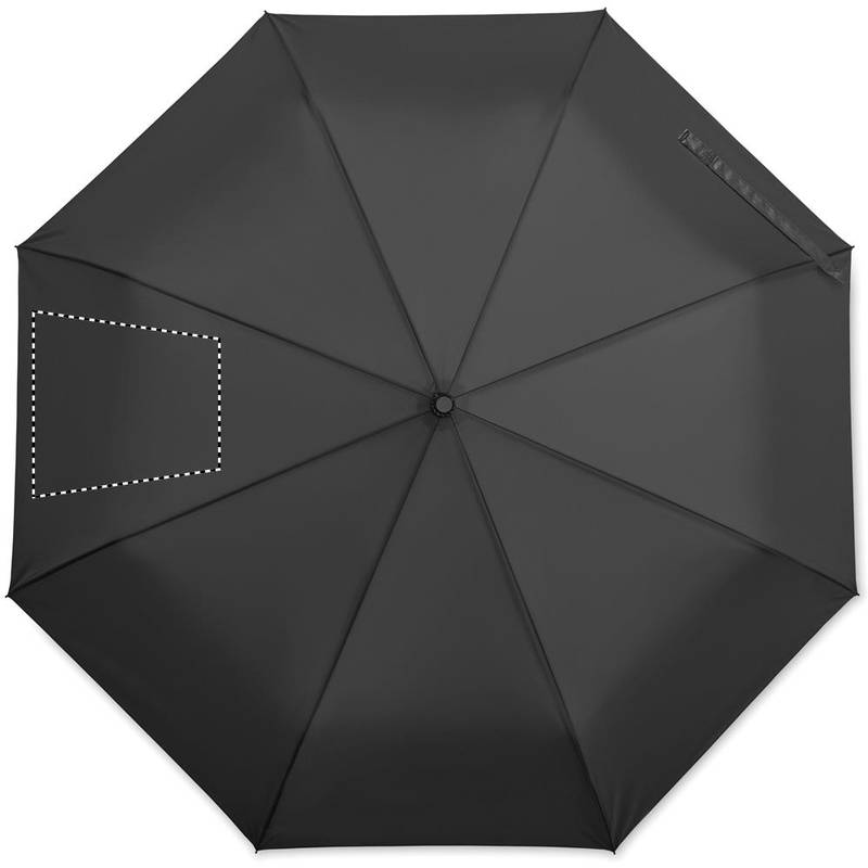 23palcový skládací deštník, černá 23palcový skládací deštník, černá