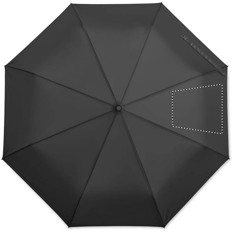 23palcový skládací deštník, černá 23palcový skládací deštník, černá